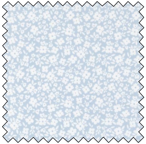 COTTAGE CHARM - Flower Basket - Powder Blue