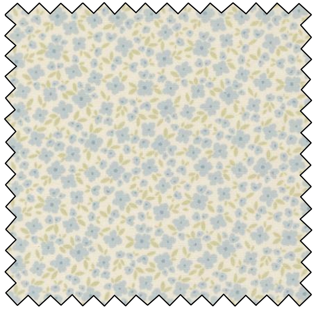 COTTAGE CHARM - Flower Basket - LIGHT BLUE