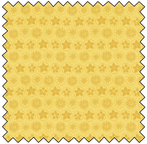 SONG BIRD - Floral Coins - YELLOW