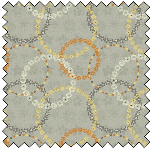 [055611002233] SONG BIRD - Floral Chains - TAUPE
