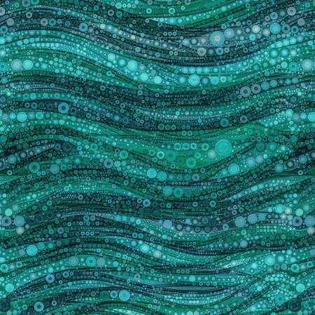 Abstract Circles - TEAL