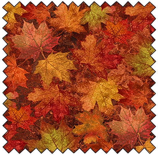 Stonehenge Oh Canada - Large Leaves - RUST MULTI