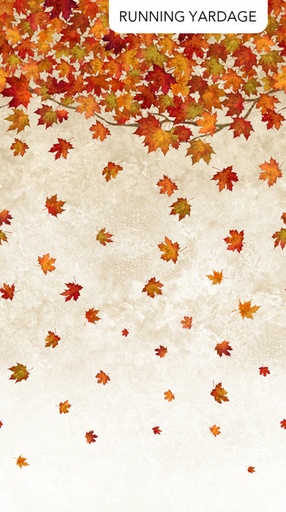 Stonehenge Oh Canada - Ombre Leaves - BEIGE MULTI