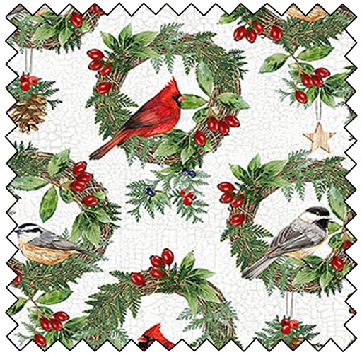 Winter Song - Wreaths - WHITE