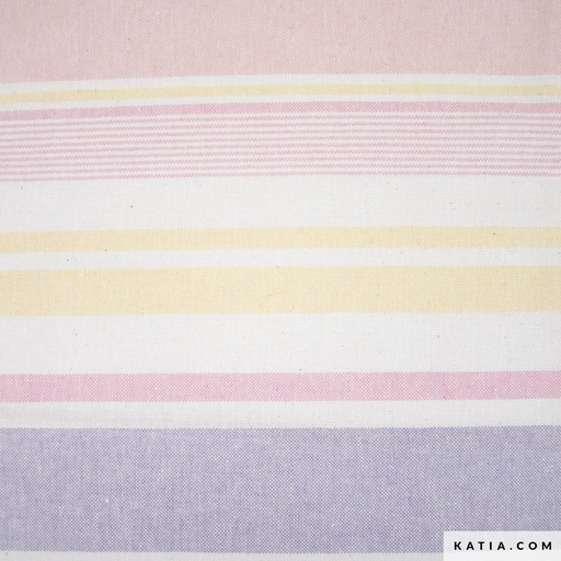 140 cm Canvas Recycled Print - Stripe - PATSY