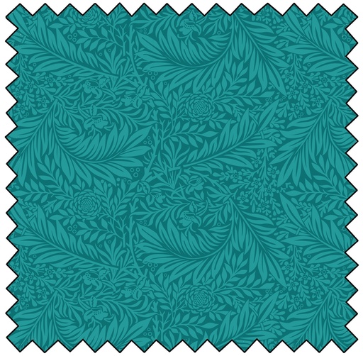 William Morris 108" Larkspur - TURQUOISE