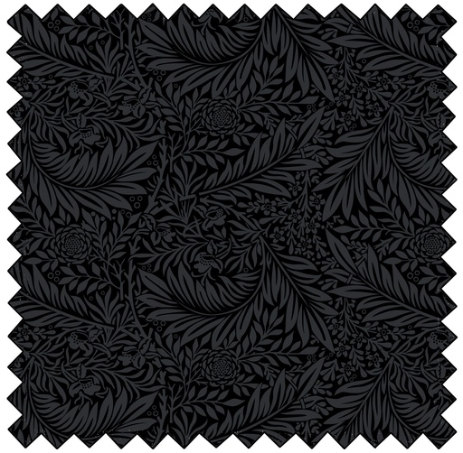 William Morris 108" Larkspur - BLACK
