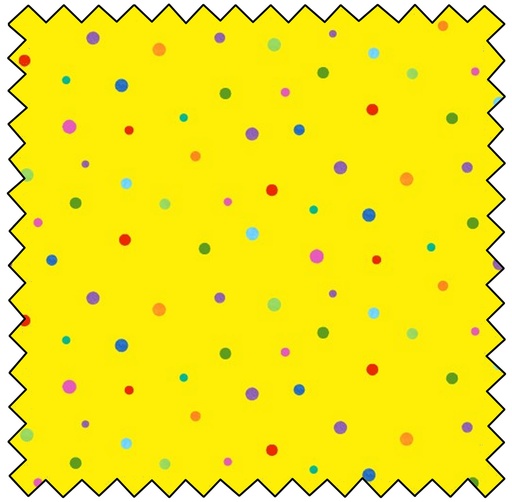 Insects All Around Dots - YELLOW - sale