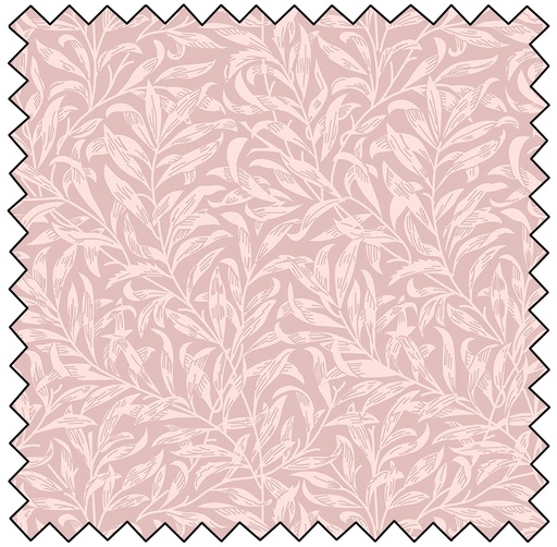 William Morris 108" Willow Bough - BLUSH