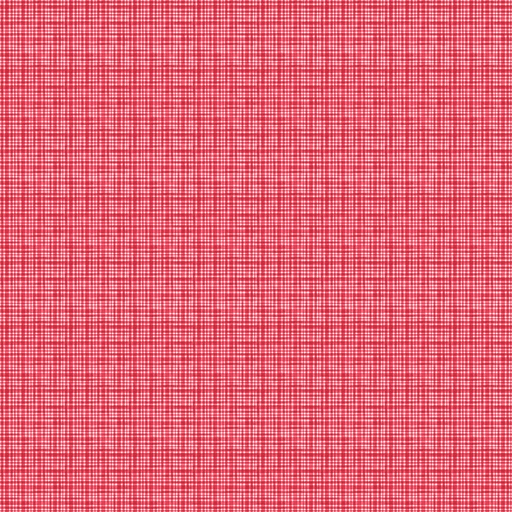 [N28160-24] Vintage Christmas - Plaid - Red/White