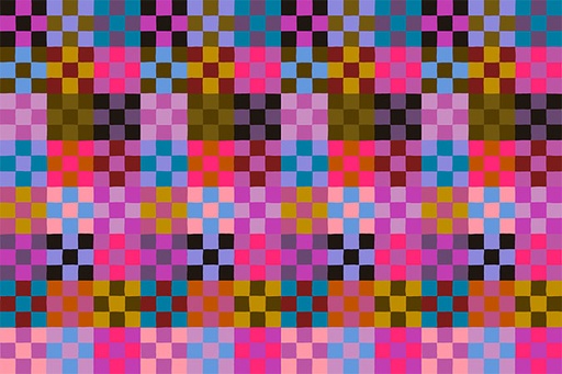 [ATM114-28L] Piecework - Nine Patch - Rich