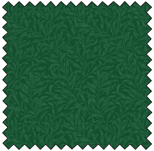 [MBF3645-17] William Morris Willow Bough - RICH GREEN
