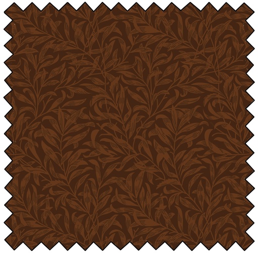 [MBF3645-34] William Morris Willow Bough - DARK BROWN