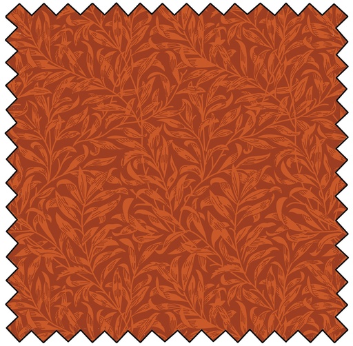 [MBF3645-33] William Morris Willow Bough - RUST