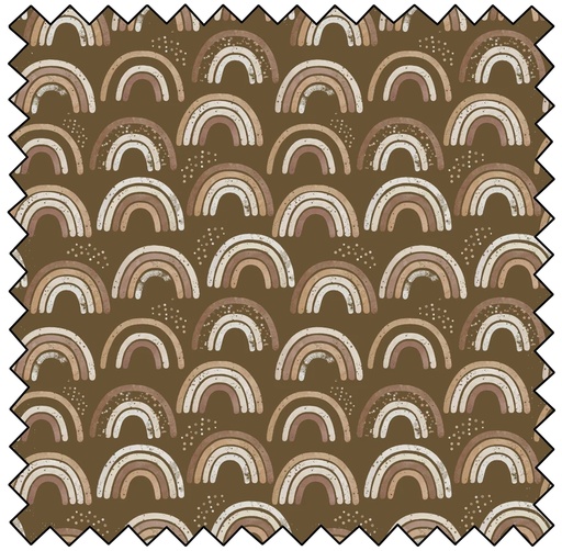 TEDDY BEAR TALES - Neutral Rainbows - BROWN
