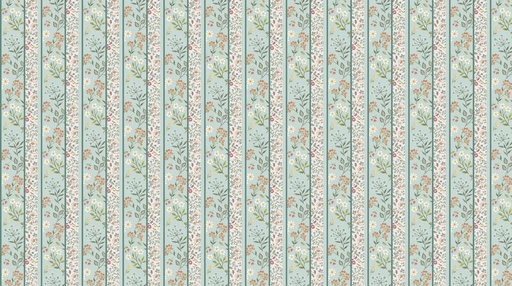 WOODLAND HEART - Small Stripe -BLUE MULTI