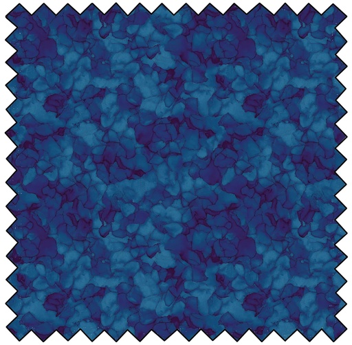 FLIGHT OF BEAUTY - Petal Mosaic - NAVY
