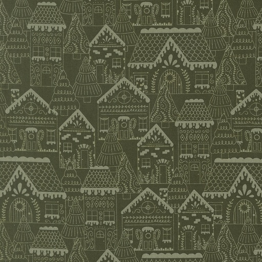 [M26150-15] GINGERBREAD LANE - Landscape - PINE