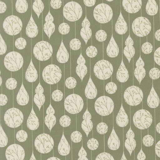 [M26151-13] GINGERBREAD LANE - Crystal Ornaments -  MISTLETOE