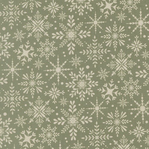 [M26153-13] GINGERBREAD LANE - Blizzard Christmas Snowflake - MISTLETOE