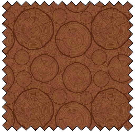 [CF21250302-01] Wanderer of the Woods - Woodgrain - BROWN
