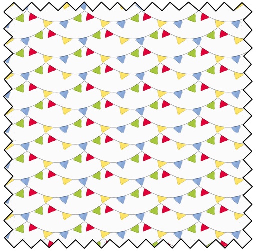 [MBF3760-08] Sundaes by the Sea - Bunting - MULTI