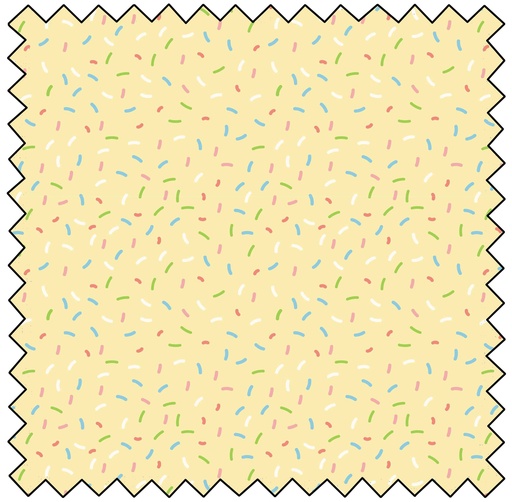 [MBF3760-04] Sundaes by the Sea - Sprinkles - YELLOW