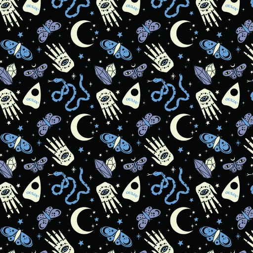 [CF95090203-02] Ouija Collection II - Dark & Whimsical - BLACK