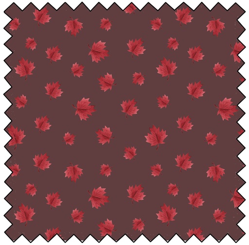 [CF36250103-03] OH CANADA - Maple Leaves - DARK TAUPE