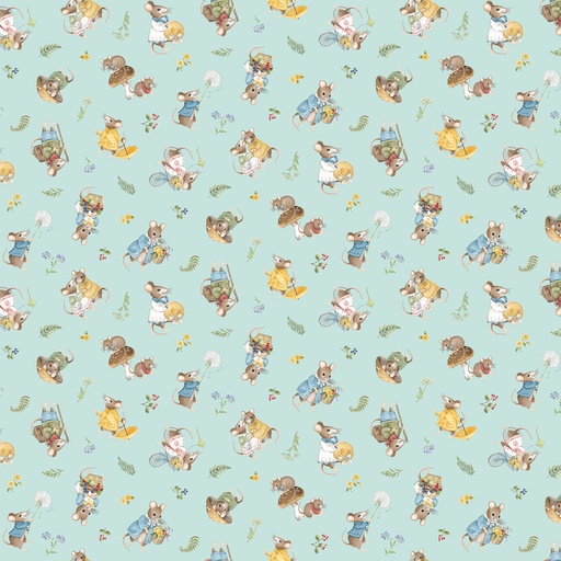 [NDP29007-42] Country Mouse - Toss - BLUE/MULTI
