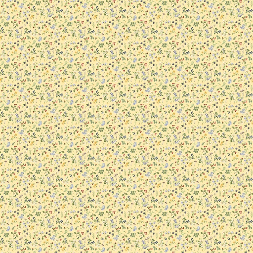 [NDP29010-52] Country Mouse - Small Floral Toss - YELLOW